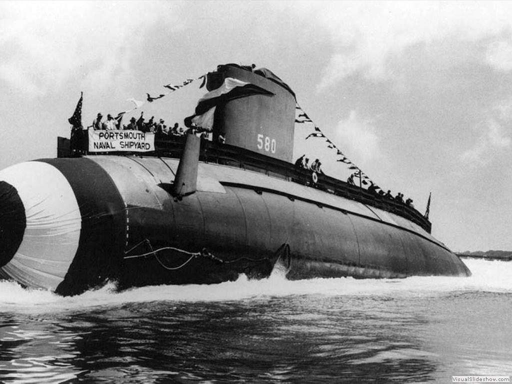 USS Barbel (SS-580) was launched July 19, 1958